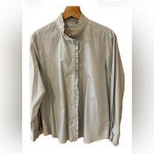 Max Mara Weekend cotton ruffled blouse